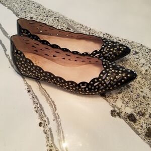 Vince Camuto Tamma studded patent flat